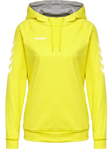 Толстовка Hummel Baumwoll Hoodie Hmlgo Cotton Hoodie Woman, цвет BLAZING YELLOW