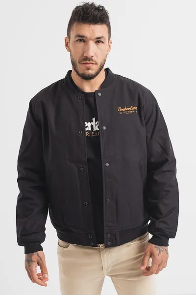 Практичный бомбер с карманами Timberland, черный