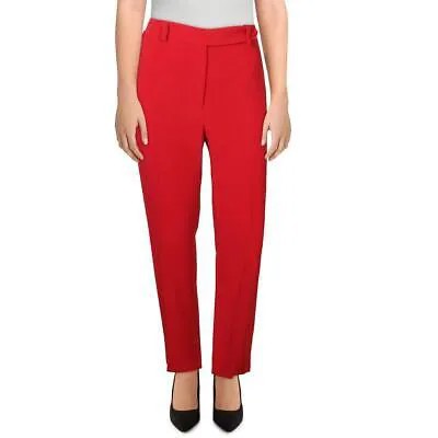 Красные женские красные классические брюки прямого кроя Valentino 46 BHFO 6462