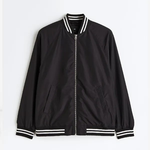 Куртка H&M Bomber, черный