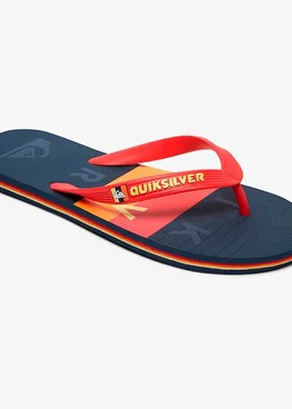 Шлепанцы мужские Quicksilver Molokai Word Block AQYL100986 синие 9 US