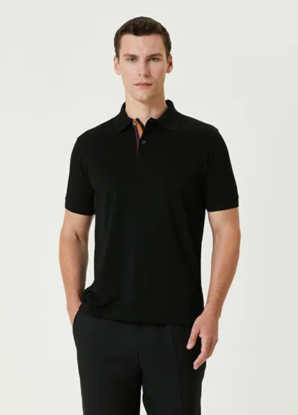 Футболка с воротником-поло Paul Smith, черный