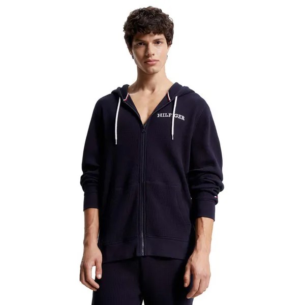 Толстовка Tommy Hilfiger Monotype Throughs Full Zip, синий