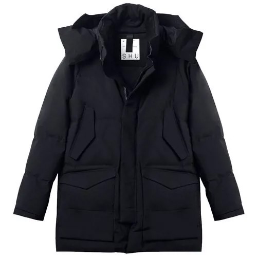Утепленная мужская куртка SHU черная / S