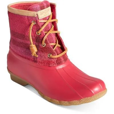 Женские резиновые резиновые сапоги Sperry красного цвета, обувь 9, средний (B,M) BHFO 2696