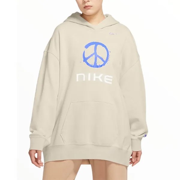 Толстовка Nike Symbol Of Peace Oversize Fleece, бежевый