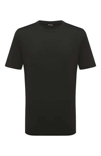 Футболка из шелка и хлопка Kiton