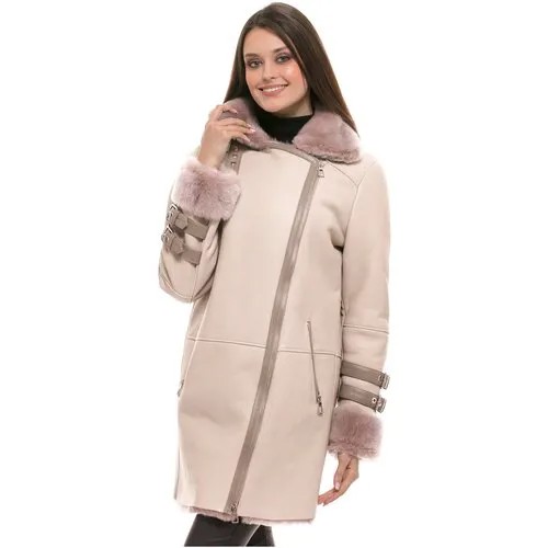 Дубленка из овчины с капюшоном ALESSANDRO PELLE K1542B
