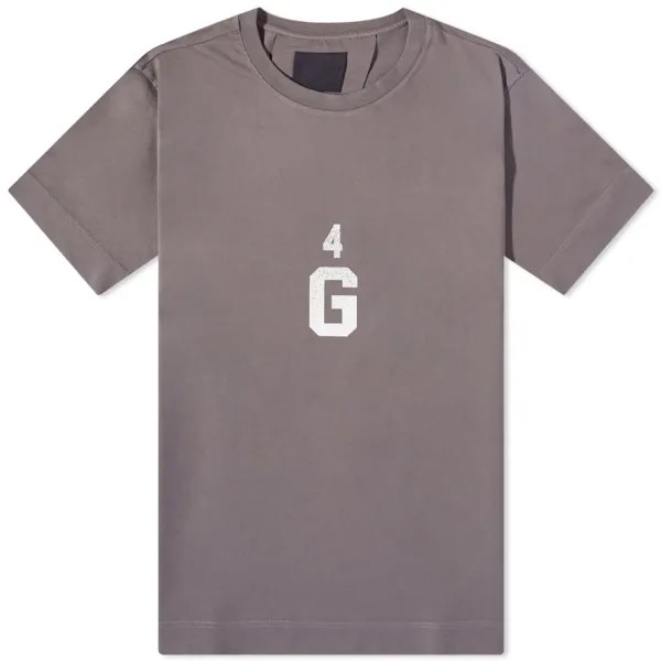Футболка с логотипом Givenchy 4G спереди и сзади