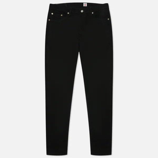 Мужские джинсы Edwin Skinny Kaihara Black x Black Stretch Denim 12.5 Oz чёрный, 31/32