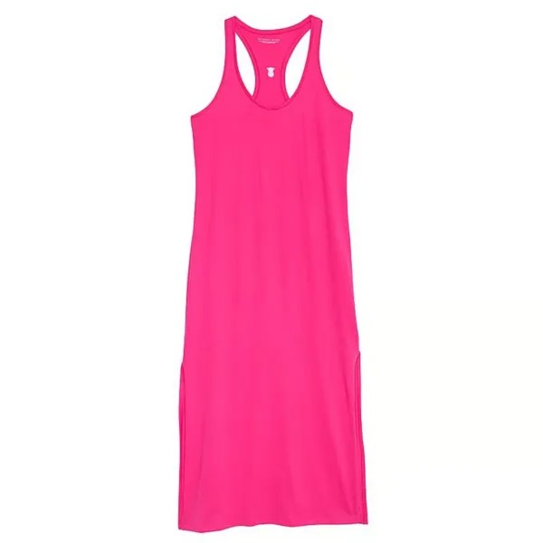 Ночная рубашка Victoria's Secret Tank Maxi, ярко-розовый