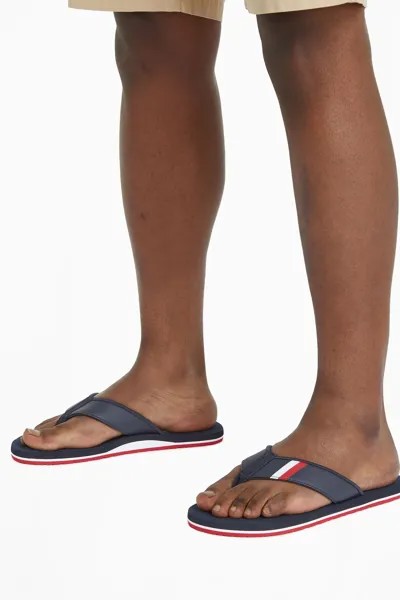 Пляжные сандалии Hilfiger с флагом Tommy Hilfiger, синий