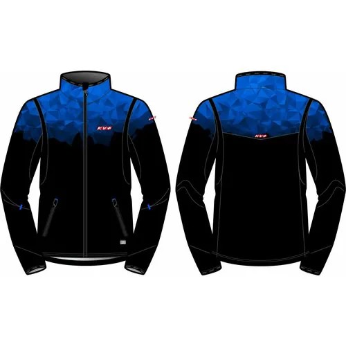 Куртка KV+, размер XL, черный, синий