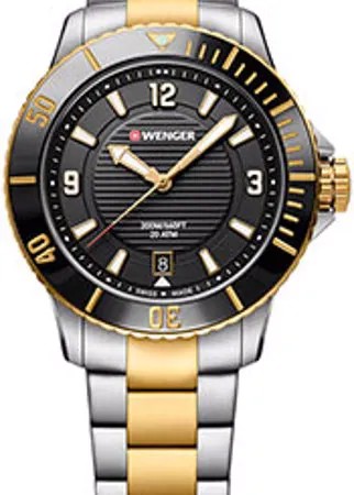 Швейцарские наручные  женские часы Wenger 01.0621.113. Коллекция Seaforce