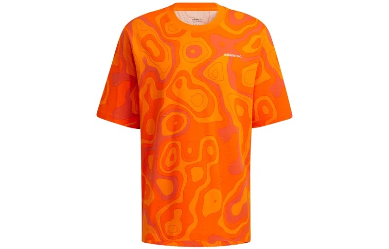 Футболка мужская оранжевая Adidas Neo, оранжевый