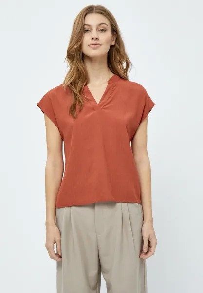 Блуза Desires с короткими рукавами, коричневый