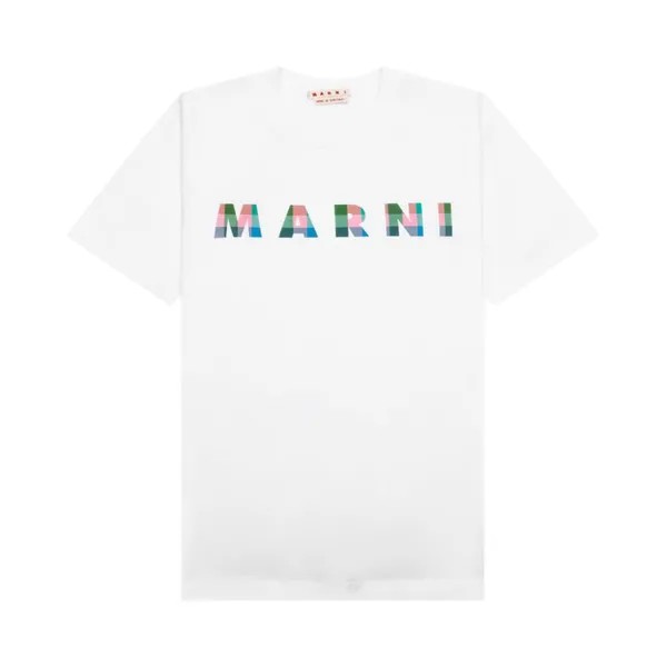 Футболка Marni Knit T-Shirt, белый