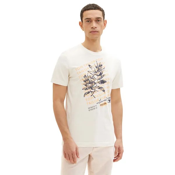 Футболка Tom Tailor Printed 1036983 T-shirt, бежевый