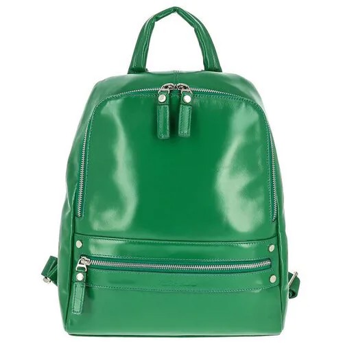 Рюкзак Versado, фактура гладкая, зеленый