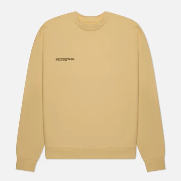 Мужская толстовка PANGAIA 365 Seasonal Crew Neck жёлтый, Размер XXS