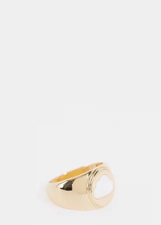 Золотистое кольцо с облаком ASOS DESIGN Curve-Золотистый