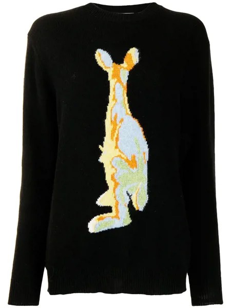 Tibi свитер с логотипом вязки интарсия