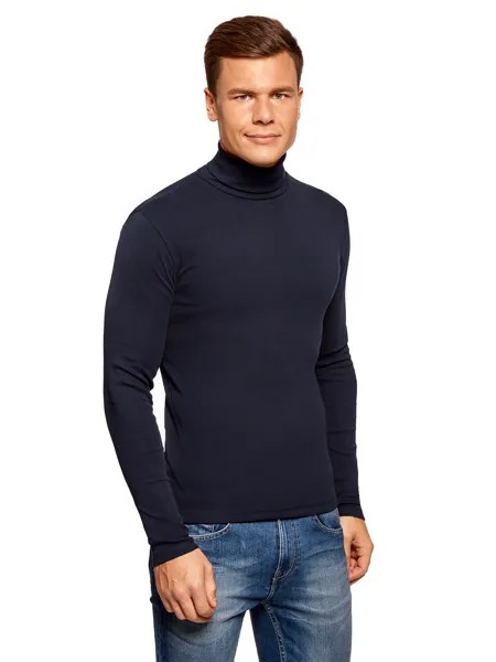 Водолазка мужская oodji 5B513000M синяя 2XL
