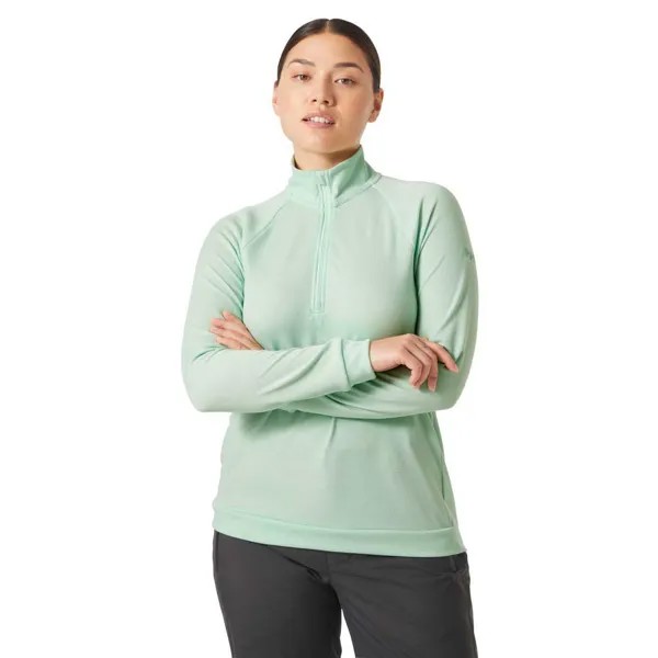 Поло с коротким рукавом Helly Hansen Inshore 1/2 Zip, зеленый