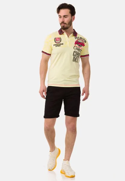 Поло Cipo & Baxx T Shirt, желтый