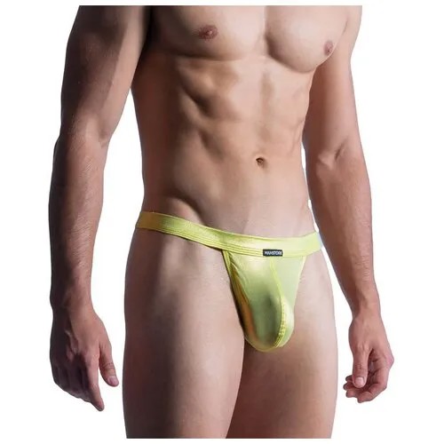 Плавки ManStore  M861 - Beach String Tanga, размер M, желтый