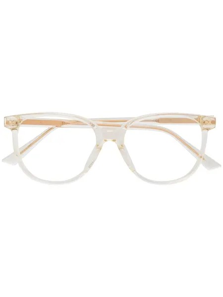 Bottega Veneta Eyewear очки в прозрачной оправе