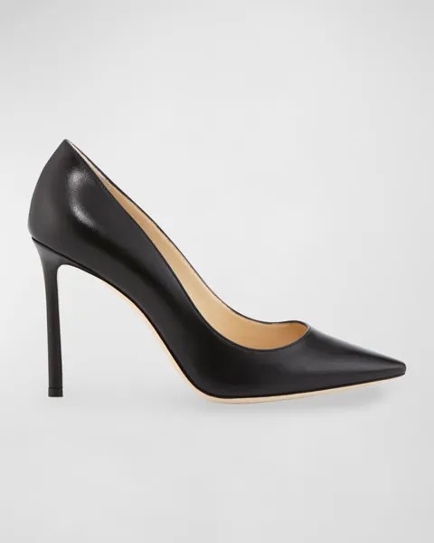 Кожаные туфли-лодочки Romy 100 мм на высоком каблуке Jimmy Choo