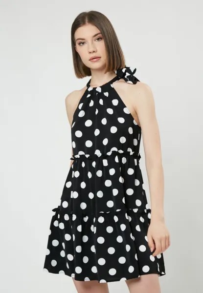 Дневное платье POLKA DOTS INFLUENCER, цвет black