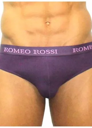 Romeo Rossi Трусы брифы с низкой посадкой, размер 2XL, purple