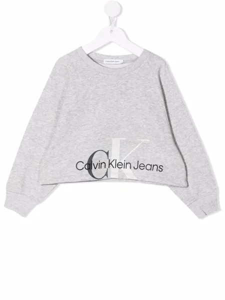 Calvin Klein Kids толстовка с широкими рукавами и логотипом