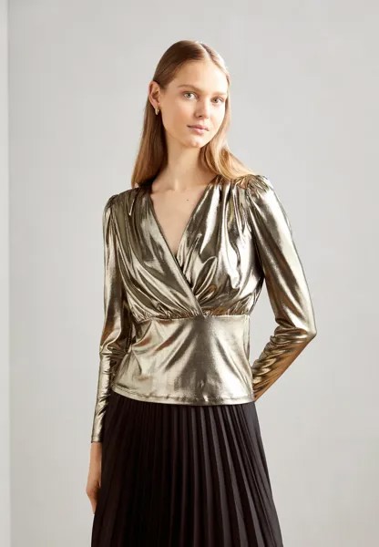 Блузка с длинными рукавами Morgan, золотой