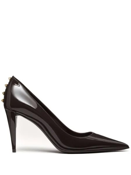 Valentino Garavani туфли с заклепками, коричневый