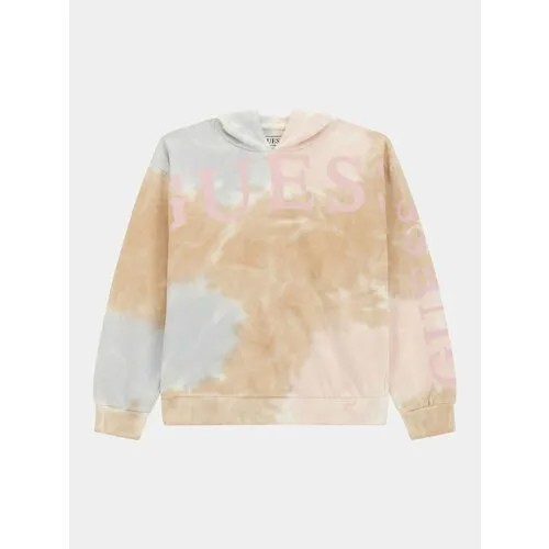 Толстовка GUESS, размер 16, розовый, белый