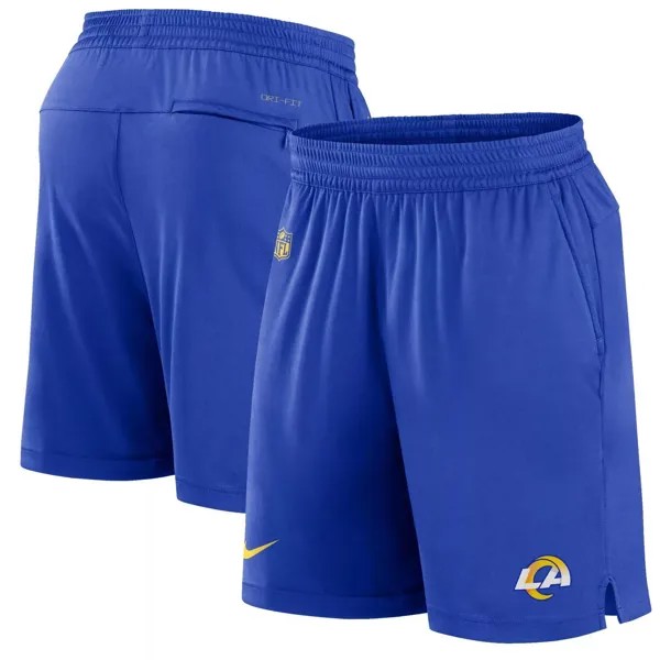 Мужские шорты Royal Los Angeles Rams Sideline Performance Nike