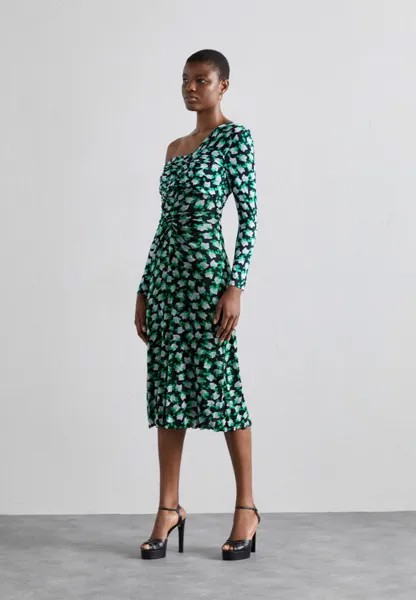 Платье из джерси Leia Dress Diane von Furstenberg, цвет bright green