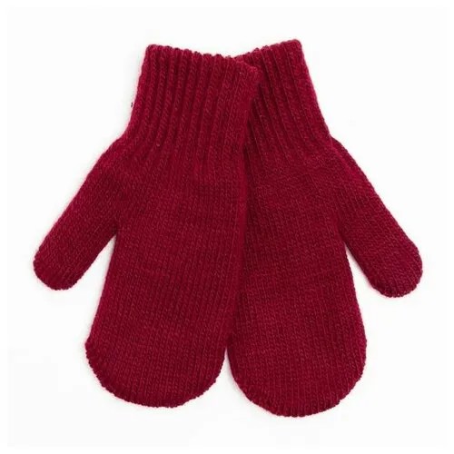 Варежки Бараноwool, размер 12, красный