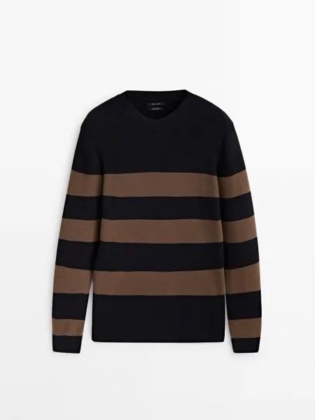 Джемпер мужской Massimo Dutti 94240180 черный L (доставка из-за рубежа)