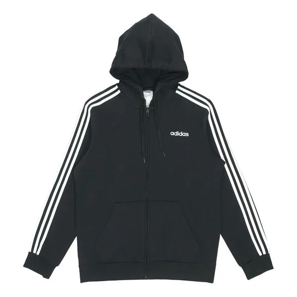 Куртка Adidas Essentials 3-Stripes Fleece, Черный