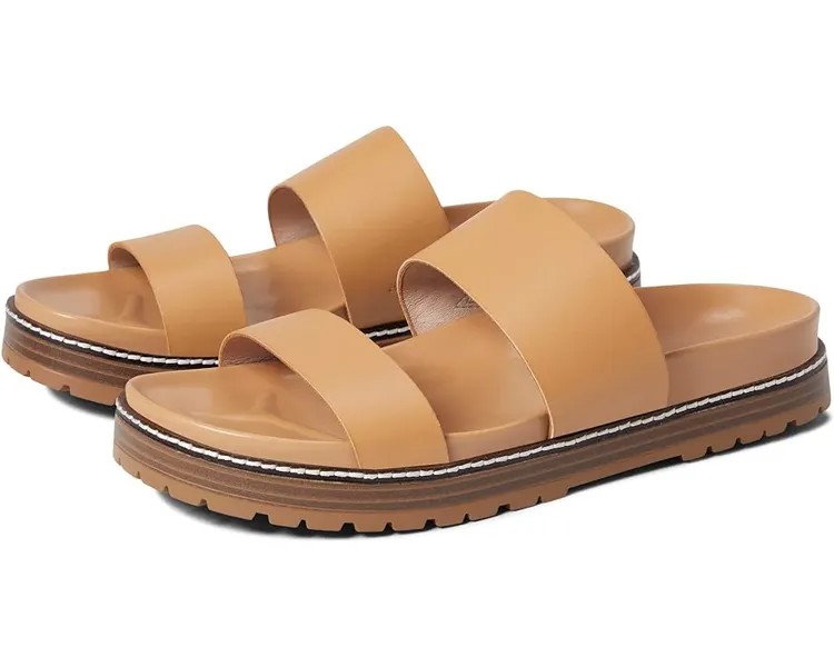 Сандалии Madewell The Charley Double-Strap Slide Sandal, цвет Desert Camel