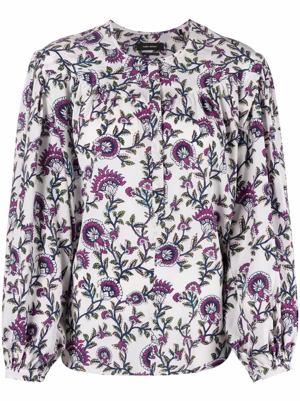 Isabel Marant блузка Brunille с цветочным принтом