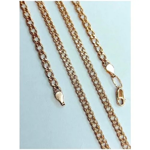 Цепь SKOROBOGATOV JEWELRY, красное золото, 585 проба, длина 55 см, средний вес 4.35 г
