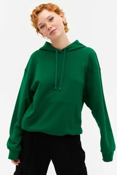 Худи женское Monki 0562523159 зеленое M (доставка из-за рубежа)