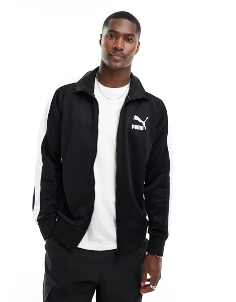Черная спортивная куртка Puma Iconic T7