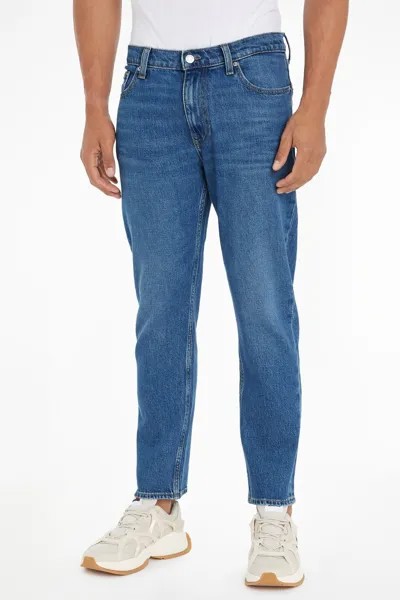 Джинсы Tommy обычного кроя зауженные джинсы Dad Tommy Jeans, синий