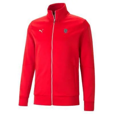 Спортивная куртка Puma Sf Style Mt7 с полной молнией Мужская красная повседневная спортивная верхняя одежда 53833